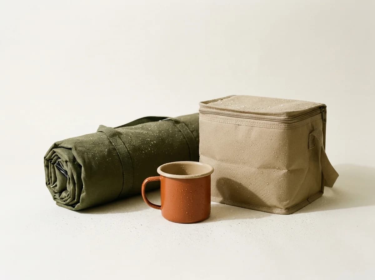 Camping personalizados con logo — DPR merchandising corporativo