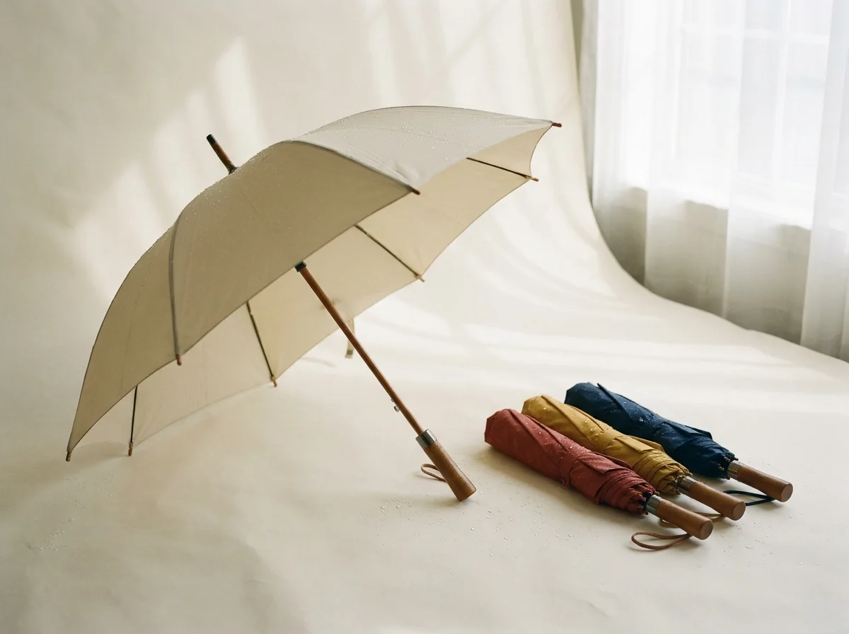 Sombrillas personalizados con logo — DPR merchandising corporativo
