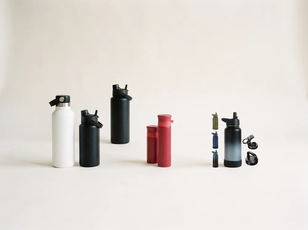 Botellas metálicas térmicas personalizados con logo — DPR merchandising corporativo