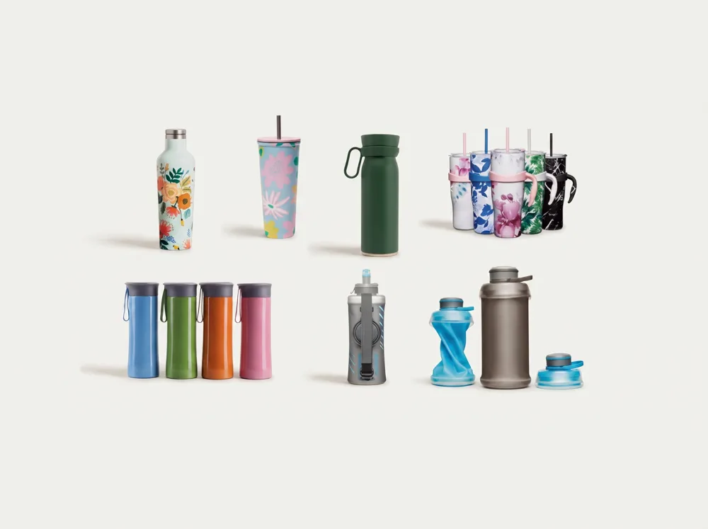 Botellas sport — colores personalizados con logo — DPR merchandising corporativo