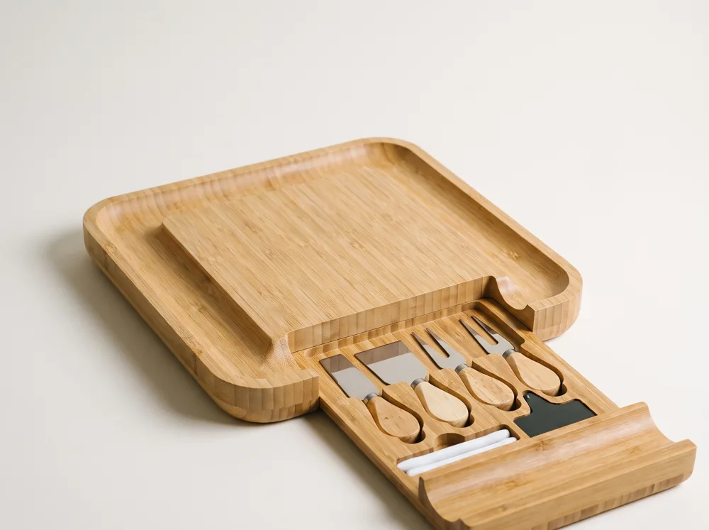 Kit tabla de quesos personalizado con logo — DPR