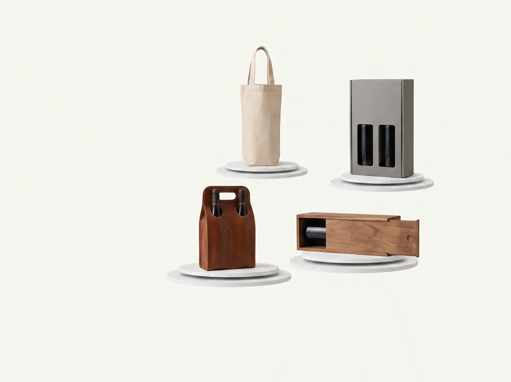 Porta vinos personalizados con logo — DPR merchandising corporativo